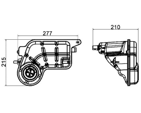 Expansion Tank, coolant BEHR
