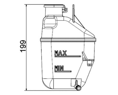 Expansion Tank, coolant BEHR