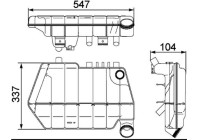 Expansion Tank, coolant BEHR