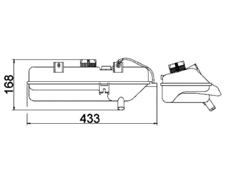 Expansion Tank, coolant BEHR