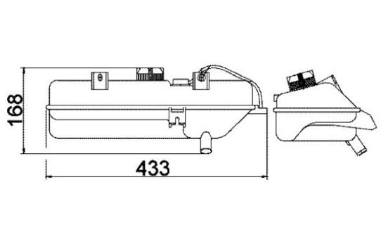 Expansion Tank, coolant BEHR