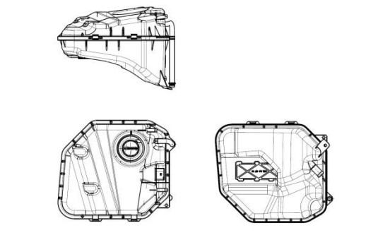 Expansion Tank, coolant EASY FIT