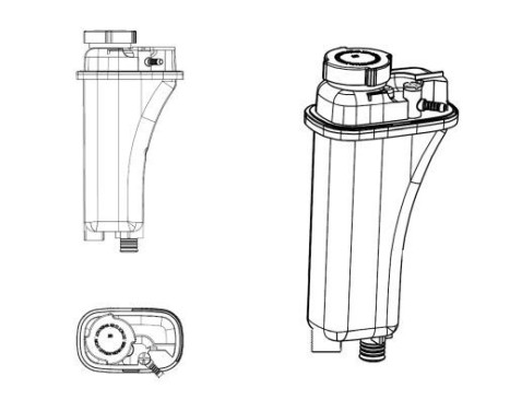 Expansion Tank, coolant EASY FIT, Image 5