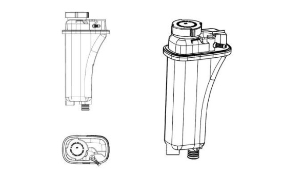 Expansion Tank, coolant EASY FIT, Image 2