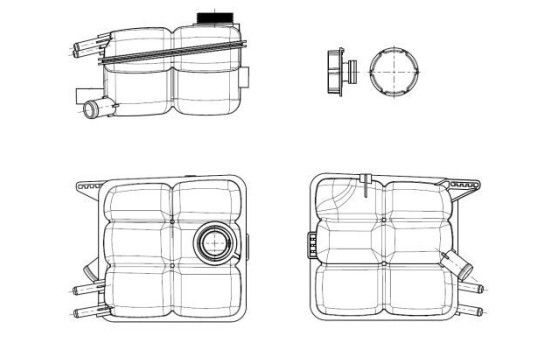 Expansion Tank, coolant EASY FIT