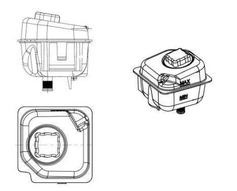 Expansion Tank, coolant EASY FIT, Image 5