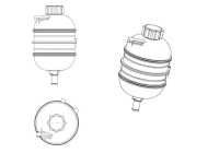 Expansion Tank, coolant EASY FIT