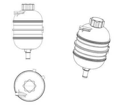 Expansion Tank, coolant EASY FIT, Image 5