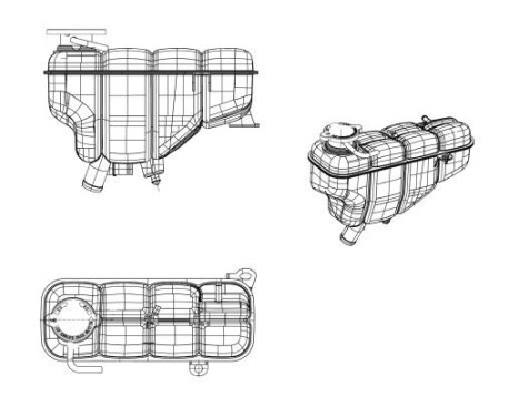 Expansion Tank, coolant EASY FIT, Image 5