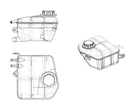 Expansion Tank, coolant EASY FIT, Image 5