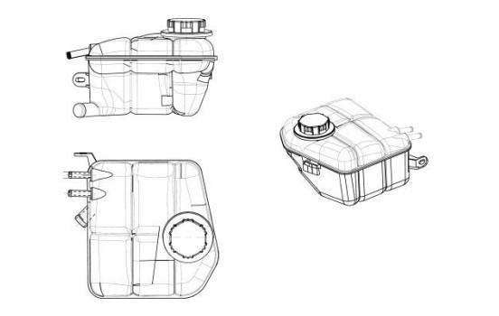 Expansion Tank, coolant EASY FIT, Image 2