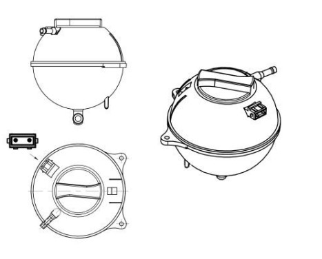 Expansion Tank, coolant EASY FIT, Image 5