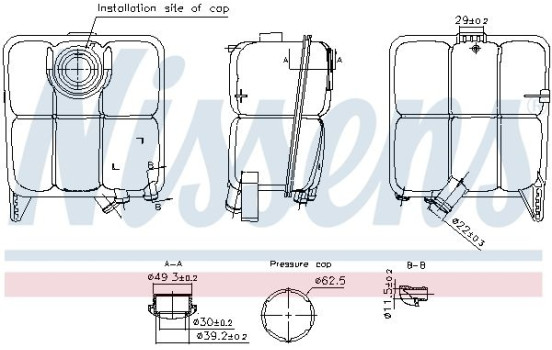 Expansion tank, coolant ** FIRST FIT **