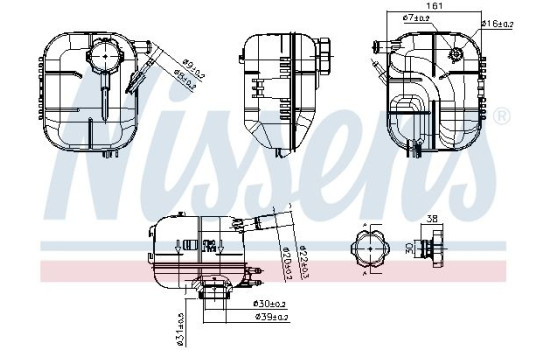 Expansion tank, coolant, Image 5