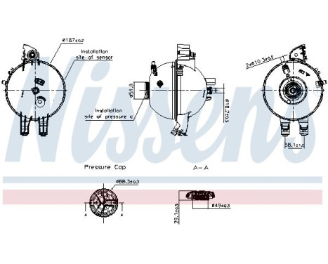 Expansion tank, coolant