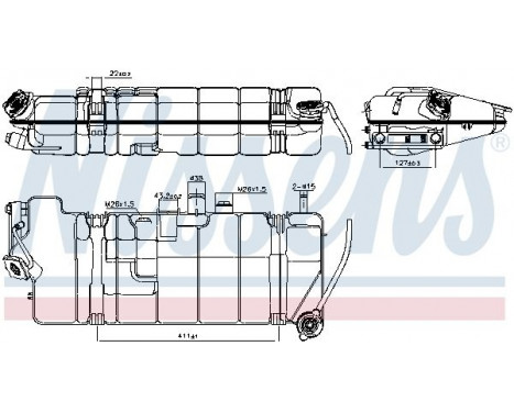 Expansion Tank, coolant, Image 2