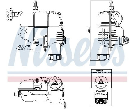 Expansion tank, coolant