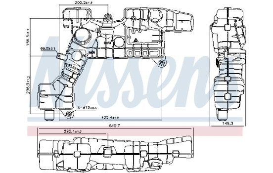 Expansion tank, coolant