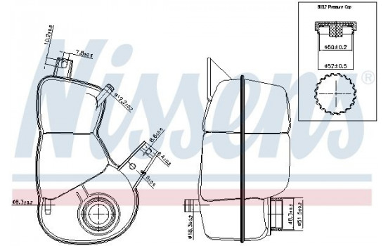 Expansion tank, coolant