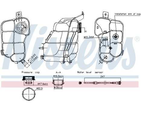 Expansion tank, coolant