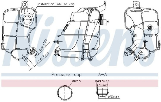 Expansion tank, coolant