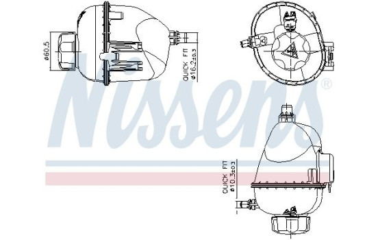 Expansion tank, coolant