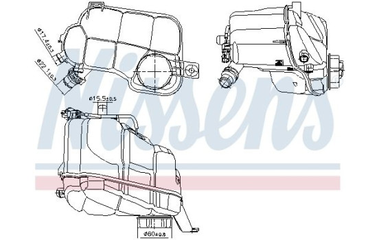 Expansion tank, coolant