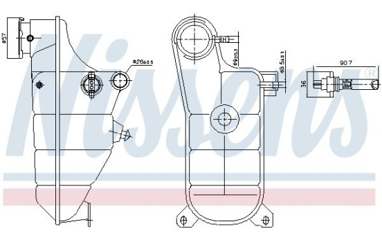 Expansion tank, coolant