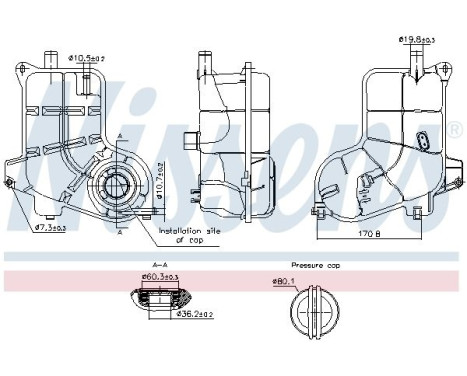 Expansion tank, coolant