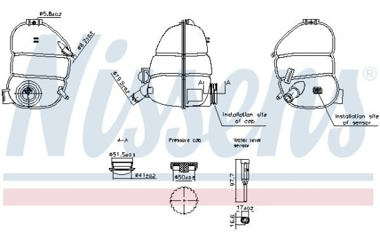 Expansion tank, coolant