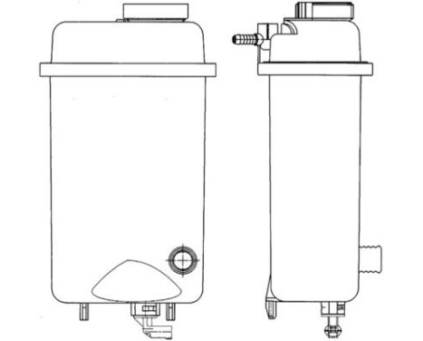 Expansion tank, coolant