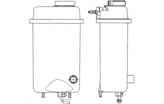 Expansion tank, coolant