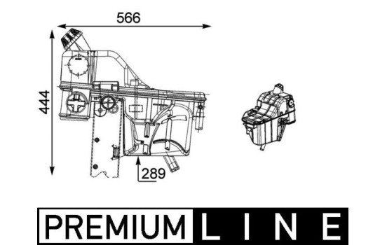 Expansion tank, coolant