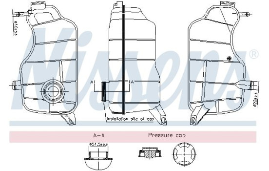 Expansion tank, coolant