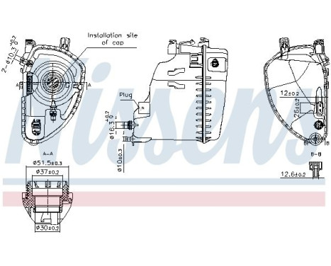 Expansion tank, coolant