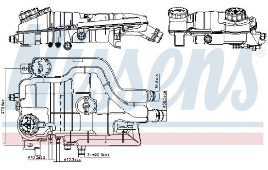 Expansion tank, coolant