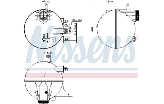 Expansion tank, coolant