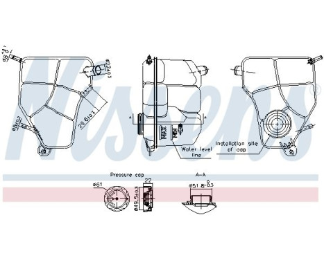 Expansion tank, coolant