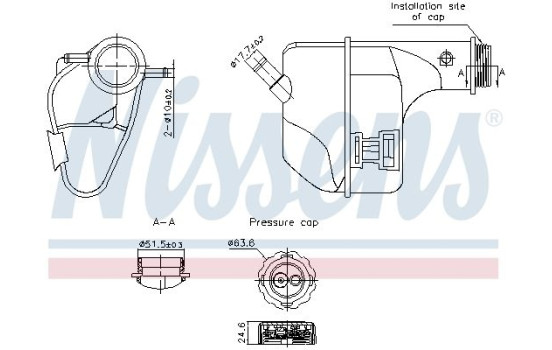 Expansion tank, coolant
