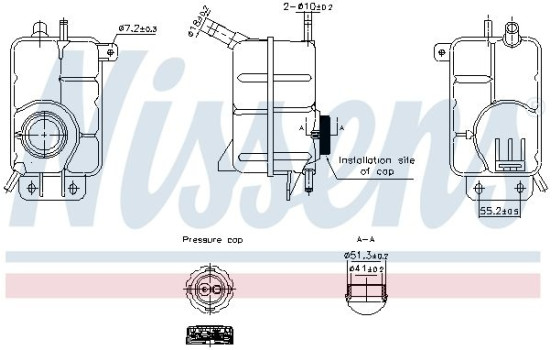 Expansion tank, coolant