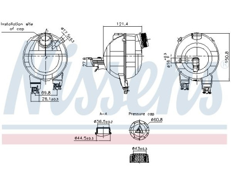 Expansion tank, coolant