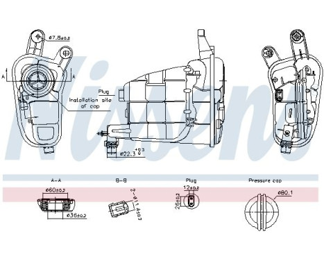 Expansion tank, coolant