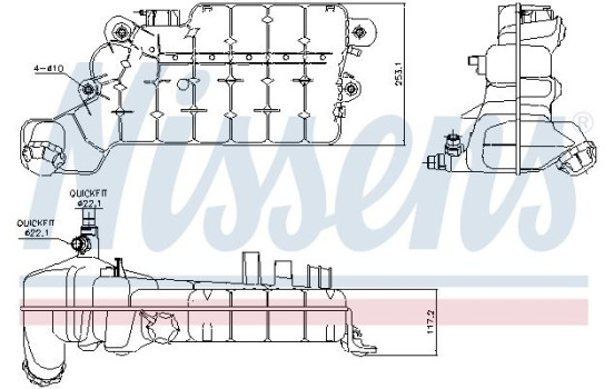 Expansion Tank, coolant, Image 2