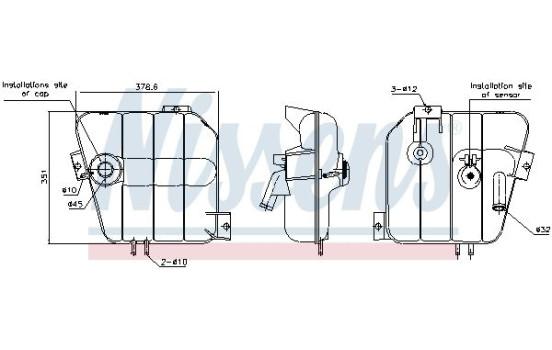 Expansion Tank, coolant, Image 2