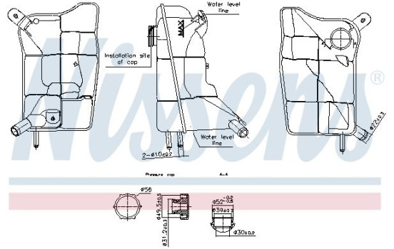 Expansion tank, coolant