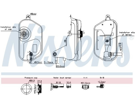 Expansion tank, coolant