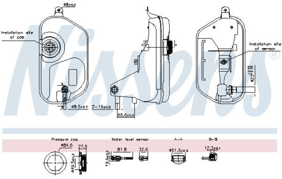 Expansion tank, coolant