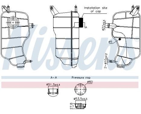 Expansion tank, coolant