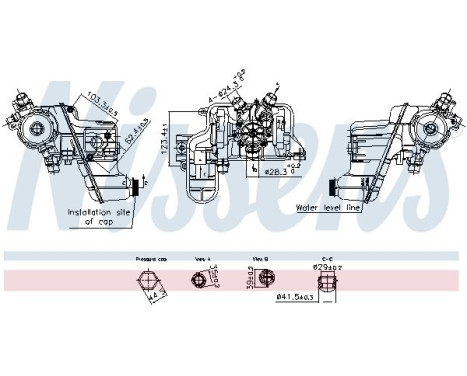 Expansion tank, coolant