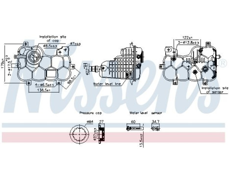 Expansion tank, coolant